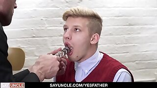 YesFather - Religious Dear boy Gets Hole Punished By Priest With Huge Cock